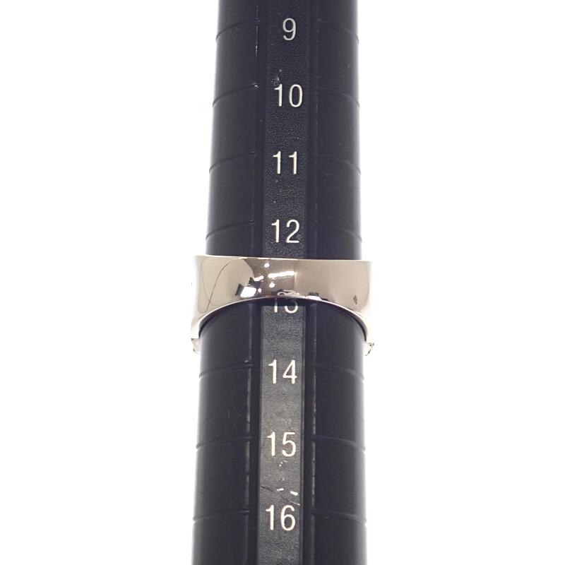 デザインジュエリー 13号 リング Pt900プラチナ ダイヤモンド レディース【中古】【Aランク】の画像
