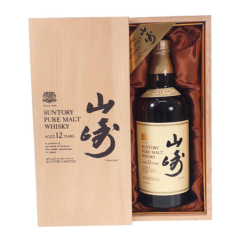SUNTORY サントリー 山崎12年 向獅子ラベル ピュアモルト お酒