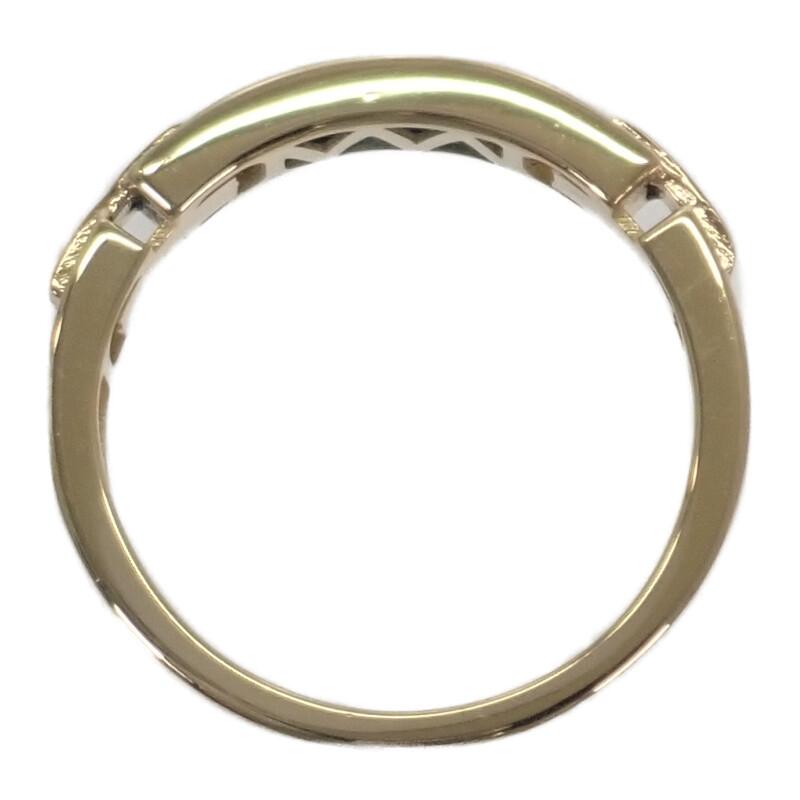 TAVANTI タヴァンティ 15.5号 リング 指輪 K18イエローゴールド ダイヤモンド ターコイズ レディース アクセサリー【中古】【Aランク】の画像