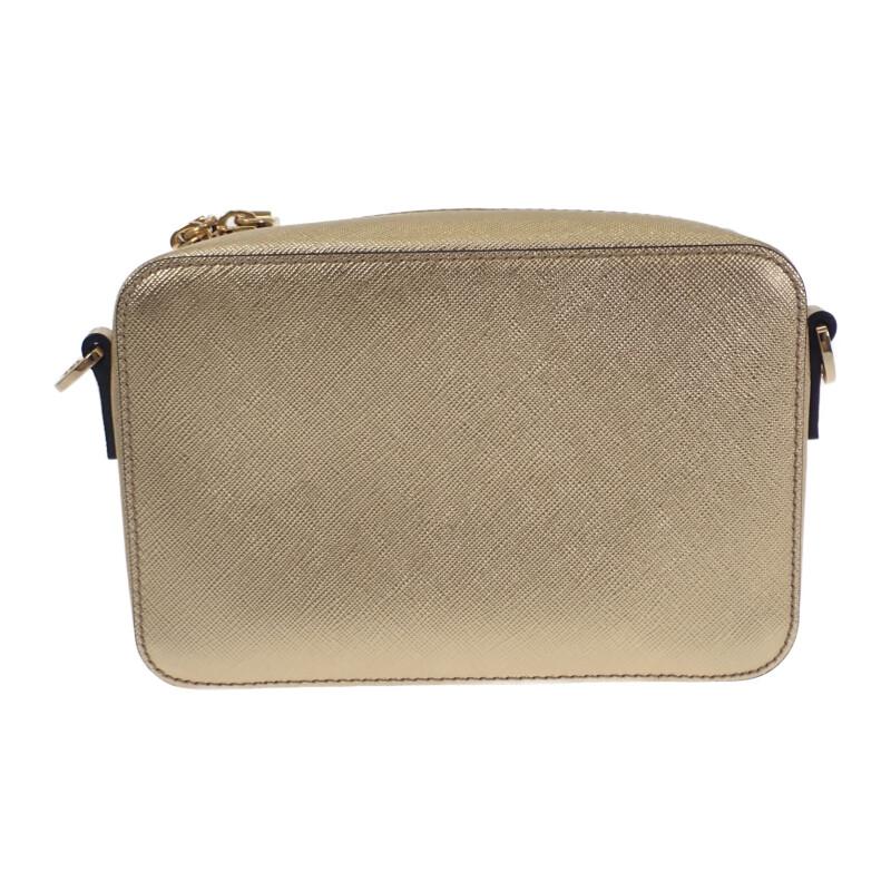 プラダ PRADA ブリック 2VH070 ショルダーバッグ レザー ゴールド 金 ゴールド金具 メンズ レディース ユニセックス【中古】【Aランク】の画像