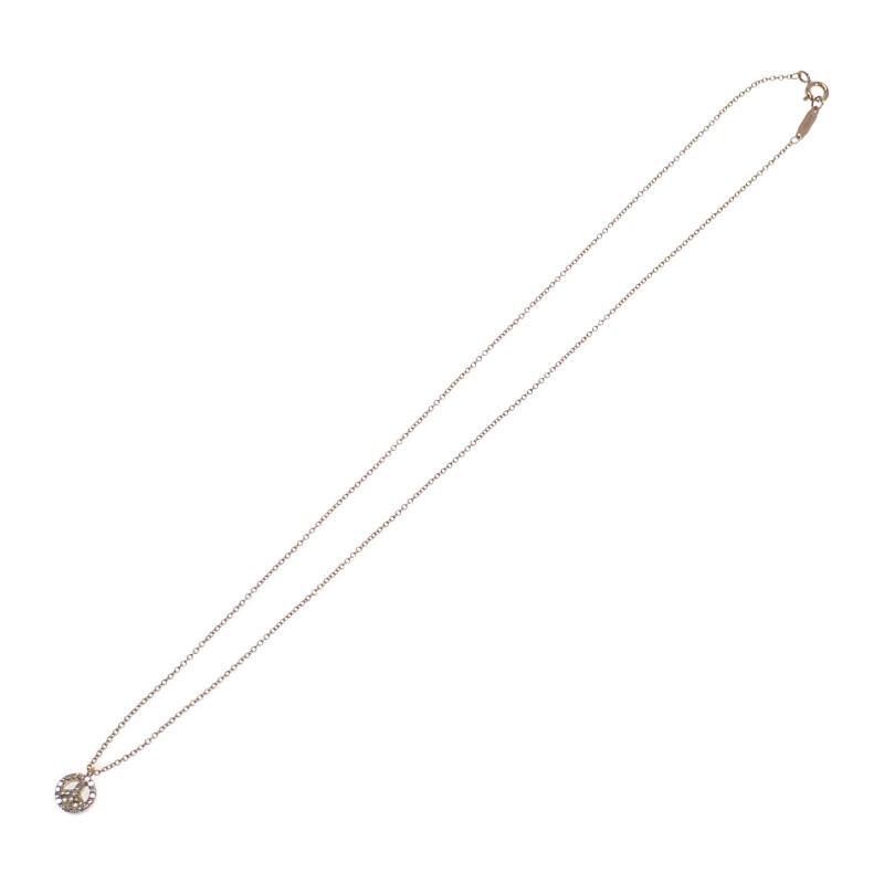 ティファニー TIFFANY&Co. メトロピースサイン ネックレス K18ピンクゴールド 18金 ダイヤモンド レディース【中古】【Aランク】の画像