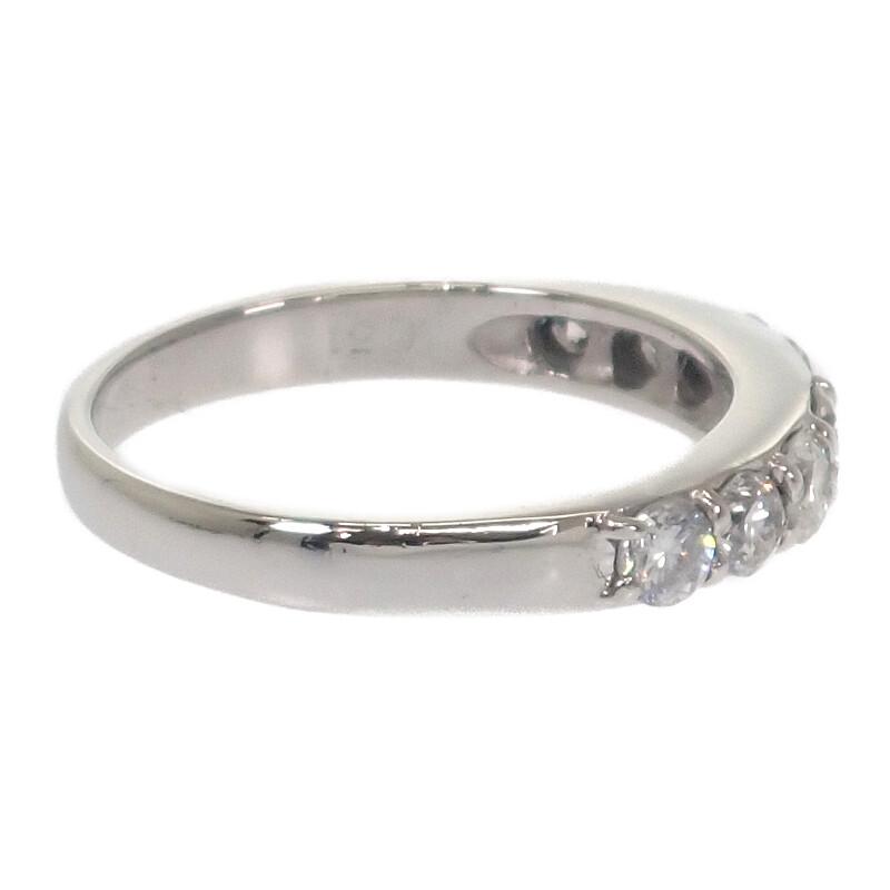 デザインジュエリー 6号 リング 指輪 Pt900プラチナ ダイヤモンド 0.51ct レディース アクセサリー【中古】【Aランク】の画像