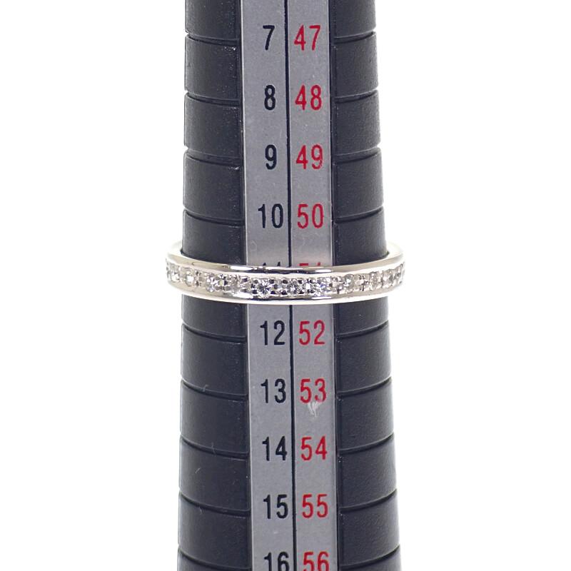 デザインジュエリー フルエタニティ 11号 リング Pt900プラチナ ダイヤモンド レディース【中古】【Aランク】の画像