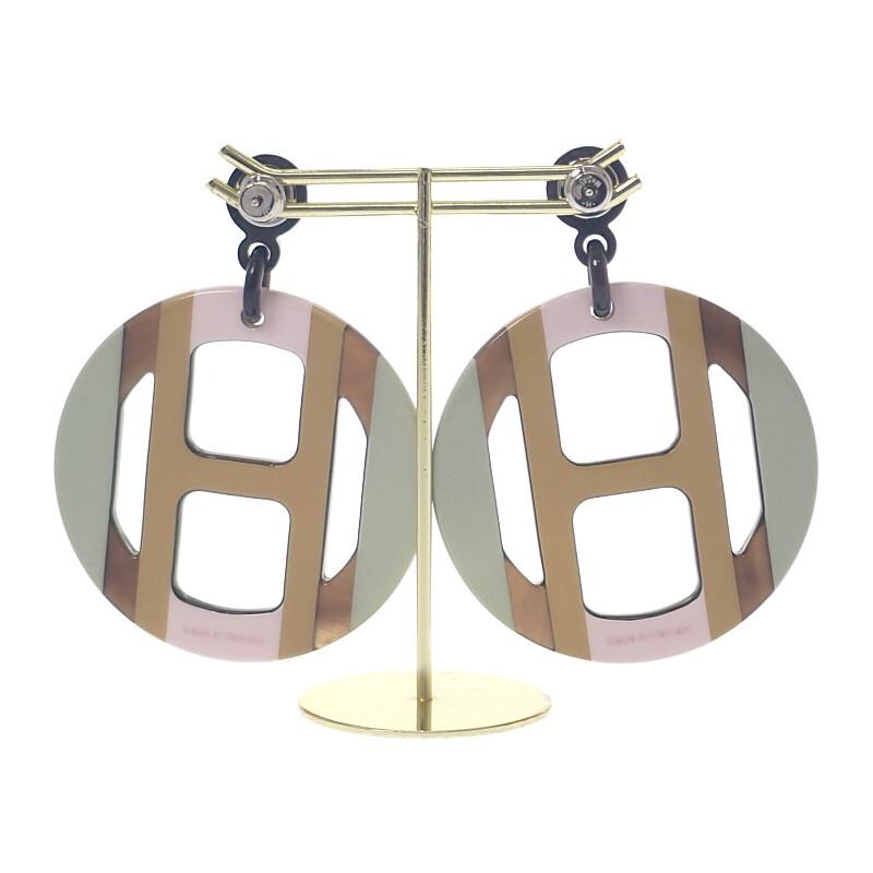 HERMES（エルメス） HERMES Hエキップ H057086FL ピアス バッファロー 