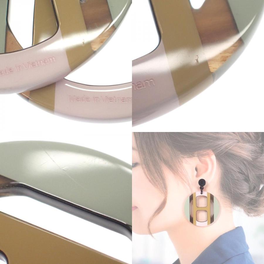 HERMES エルメス ピアス バッファローホーン ピンク 【公式通販】