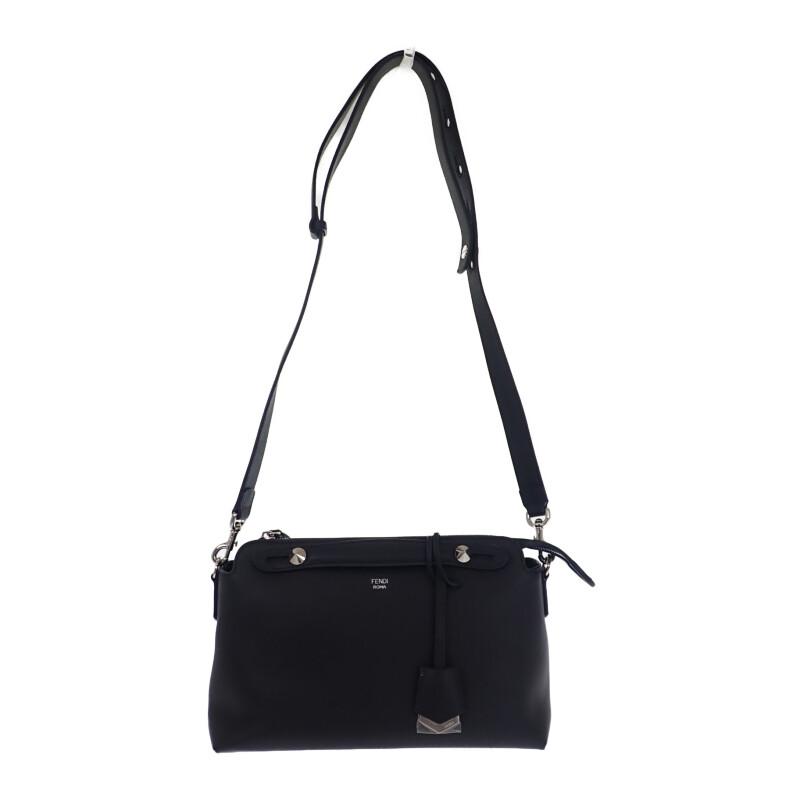 フェンディ FENDI バイザウェイミディアム 8BL146 2WAYバッグ ショルダーバッグ カーフスキン ブラック レディース【中古】【Aランク】の画像