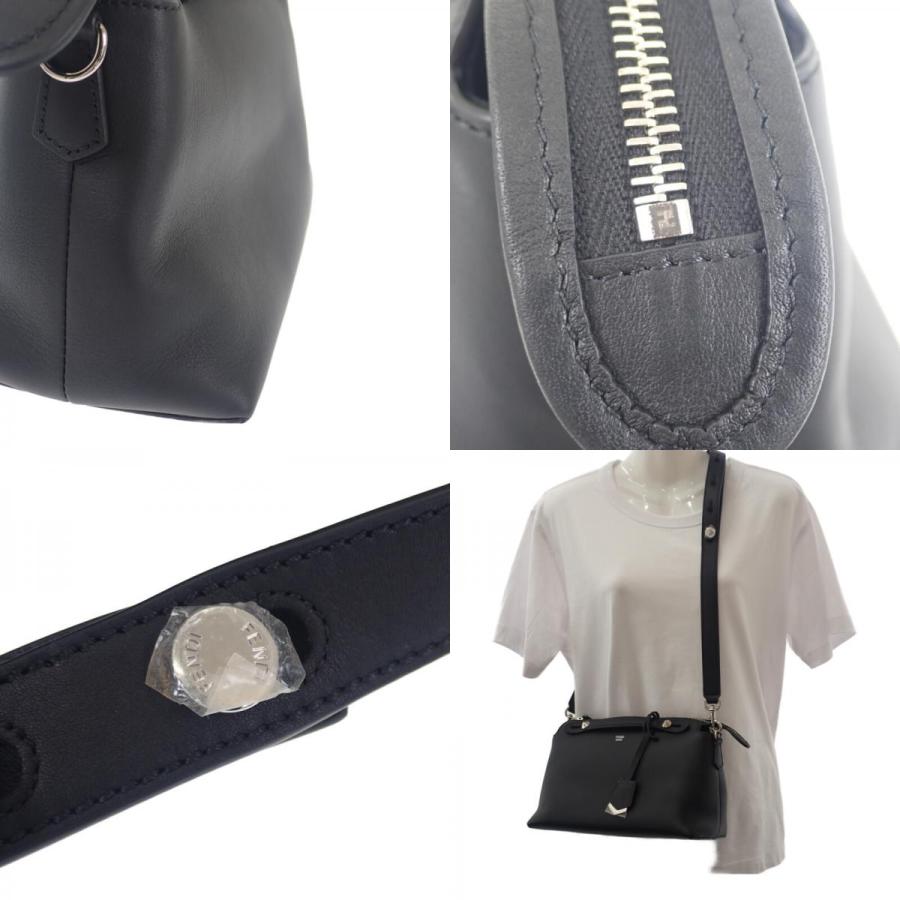 フェンディ FENDI バイザウェイミディアム 8BL146 2WAYバッグ ショルダーバッグ カーフスキン ブラック レディース【中古】【Aランク】の画像