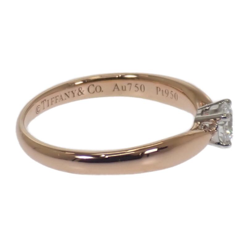 ティファニー TIFFANY&Co. ハーモニー 9号 リング 指輪 美品 K18ピンクゴールド Pt950プラチナ ダイヤ レディース【中古】【Aランク】の画像