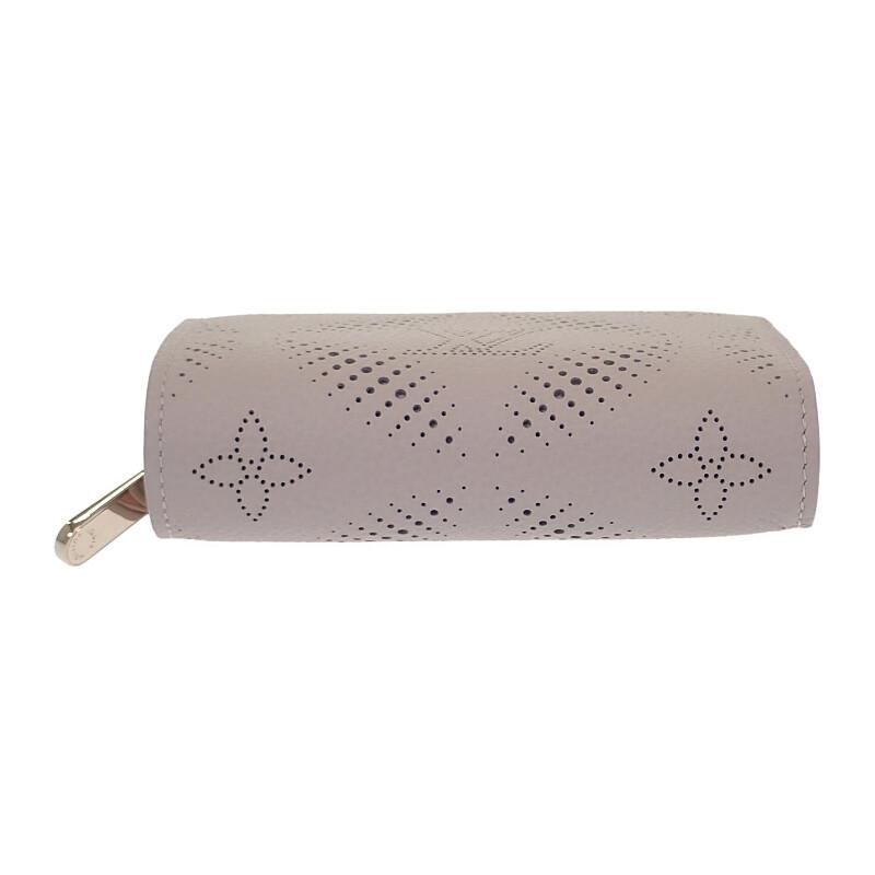 ルイヴィトン LOUIS VUITTON ポルトフォイユ・クレア M13470 二つ折り財布 モノグラムマヒナ ブルームグレー ピンク【中古】【Aランク】の画像