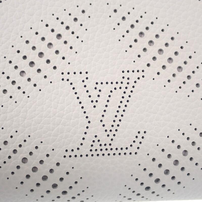 ルイヴィトン LOUIS VUITTON ポルトフォイユ・クレア M13470 二つ折り財布 モノグラムマヒナ ブルームグレー ピンク【中古】【Aランク】の画像