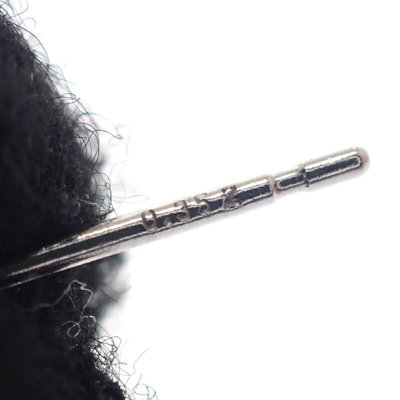 デザインジュエリー 1粒ダイヤ スタッドピアス ピアス Pt900プラチナ ダイヤモンド 0.352ct レディース【中古】【Aランク】の画像
