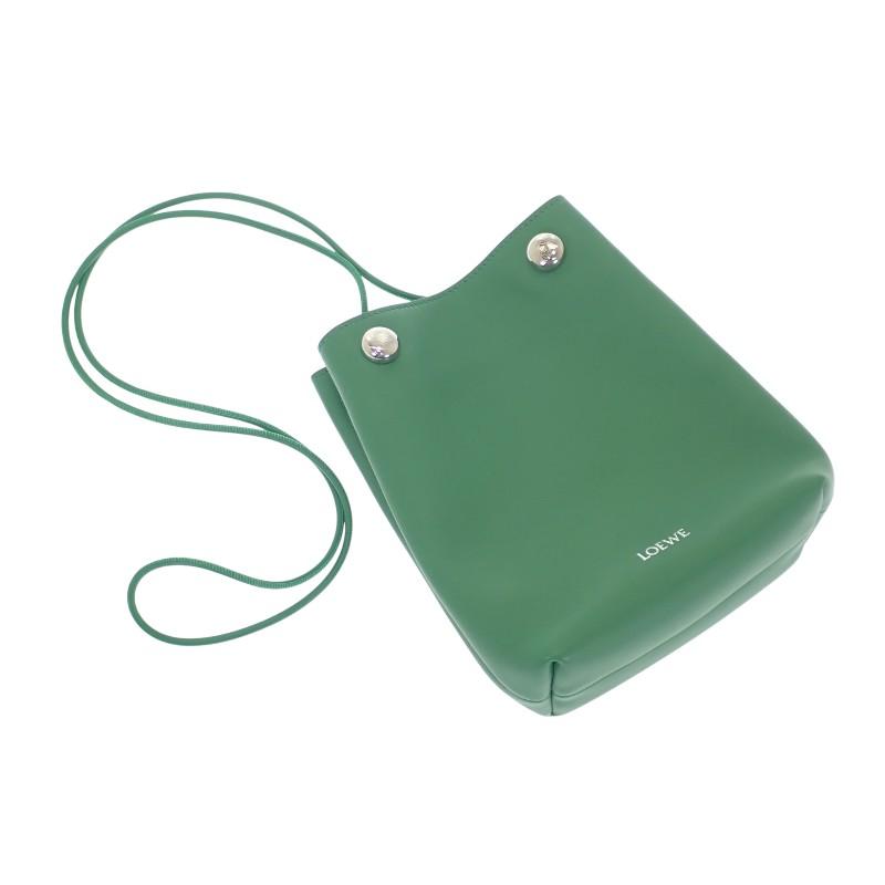 LOEWE（ロエベ） ペブルポーチ CANBSPPX01 ショルダーバッグ カーフ