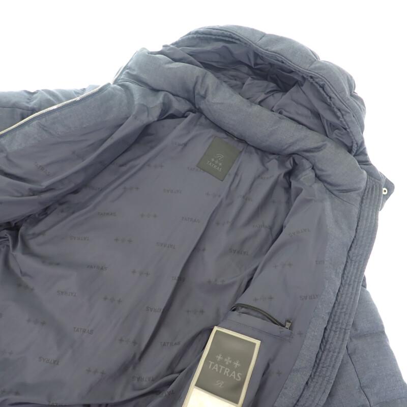 タトラス TATRAS DOMIZIANO サイズ3 MTAT20A4289-D ダウンジャケット ウール シルク ネイビー メンズ 【中古】【Aランク】の画像
