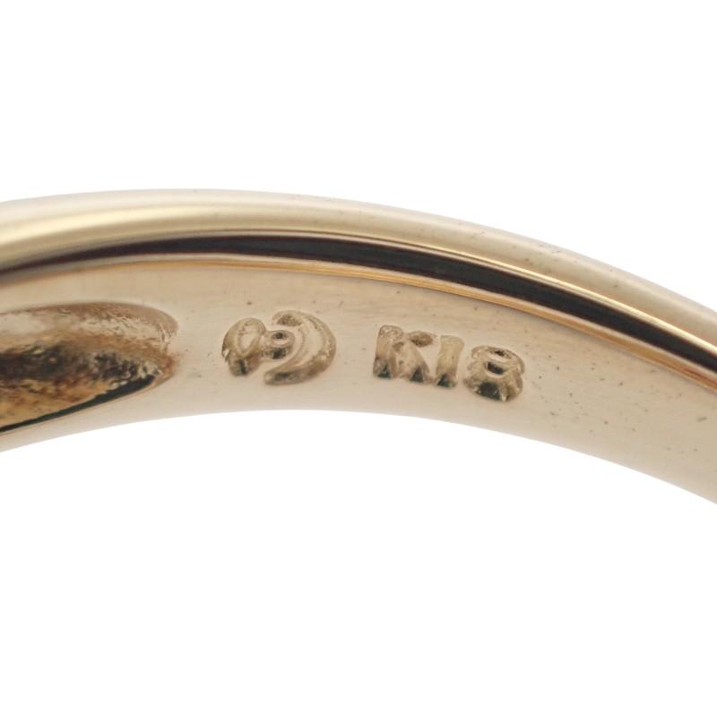 タサキ TASAKI フラワーモチーフ 小花 11号 リング K18イエローゴールド 18金 ルビー ダイヤモンド 0.32ct レディース【中古】【Aランク】の画像