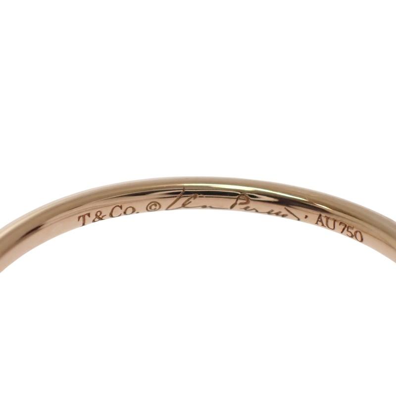 ティファニー TIFFANY&Co. ウェーブ シングルロウ 8号  60016977 リング 18金 K18ピンクゴールド ダイヤモンド【中古】【Aランク】の画像