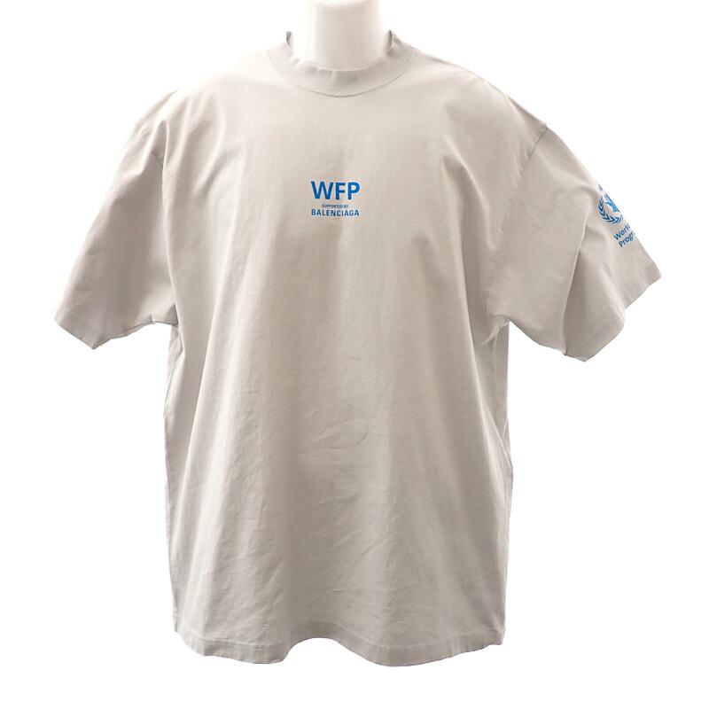 BALENCIAGA WFP Tシャツ ホワイト XS BALENCIAGA（バレンシアガ） BALENCIAGA WFP ロゴ Tシャツ XS 764235