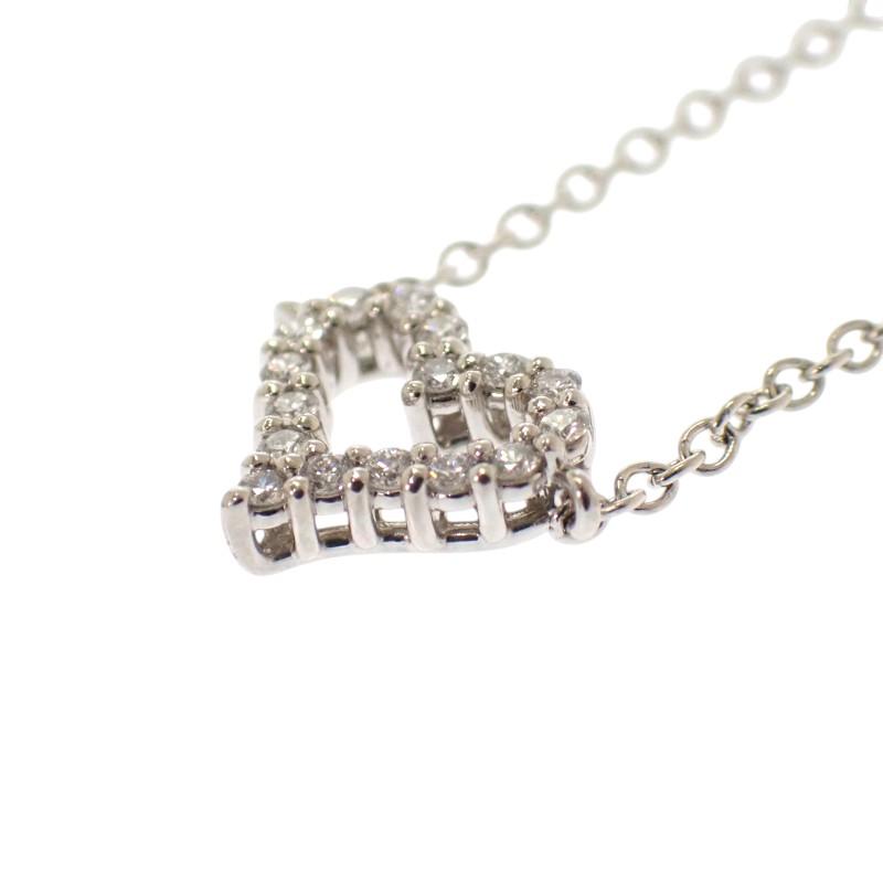 ティファニー TIFFANY&Co. センチメンタルハート ブレスレット Pt950プラチナ レディース ミニ ジュエリー かわいい【中古】【Aランク】の画像