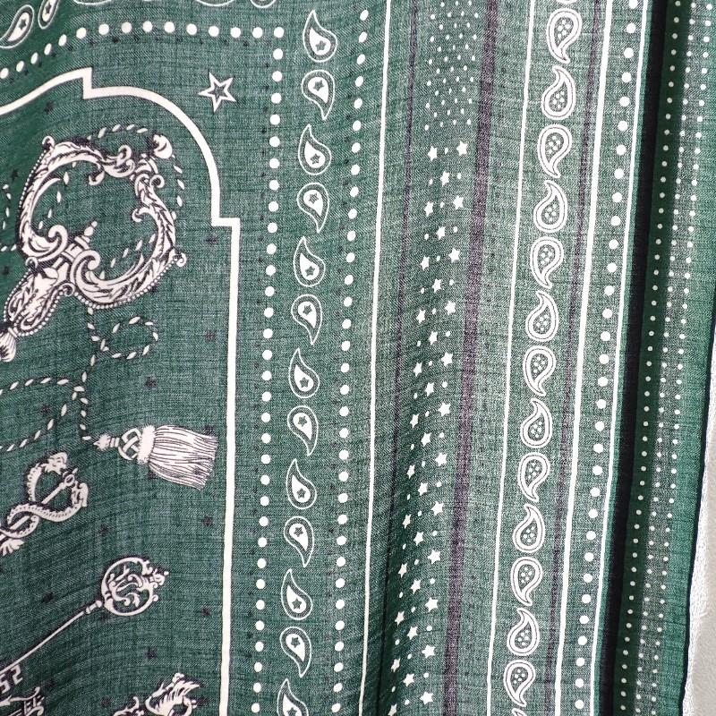HERMES（エルメス） カレジェアン レクレ バンダナ 大判 ストール