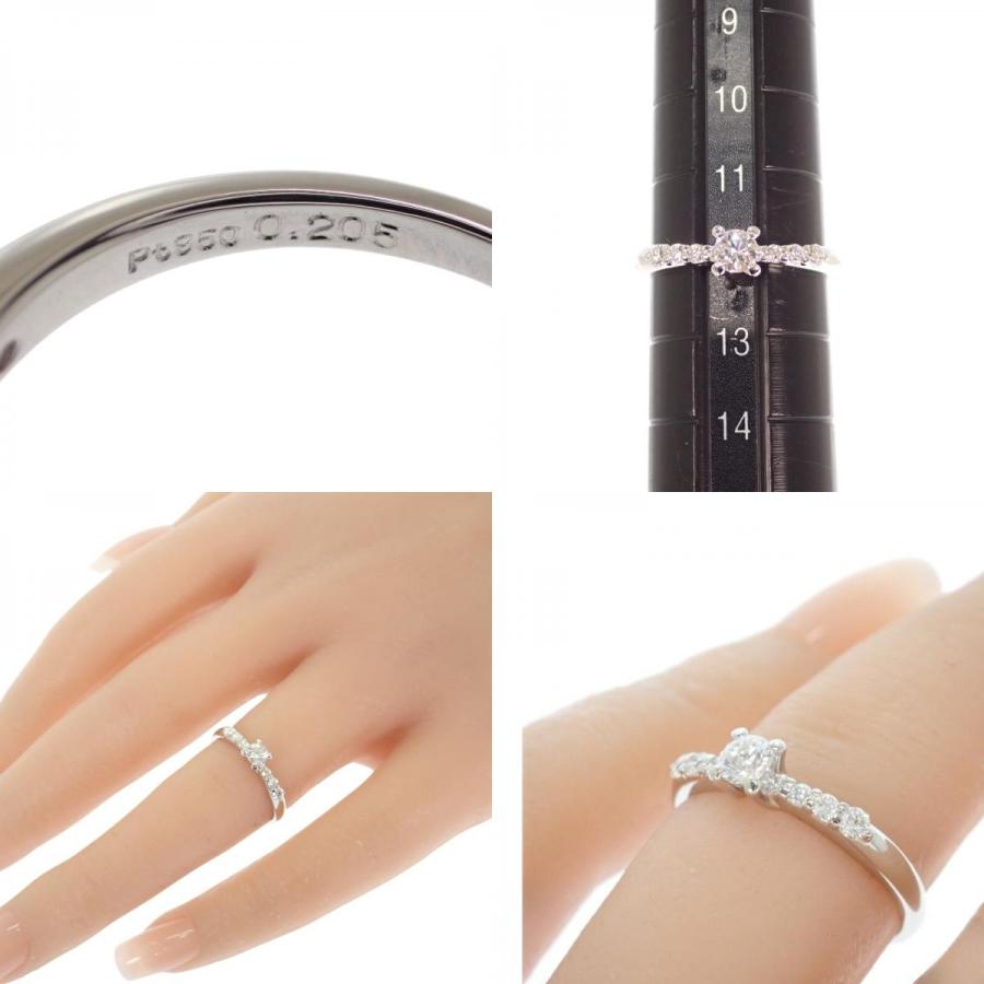ディオール Dior ダイヤ 12号 リング 指輪 美品 Pt950プラチナ ダイヤモンド レディース【中古】【Aランク】の画像