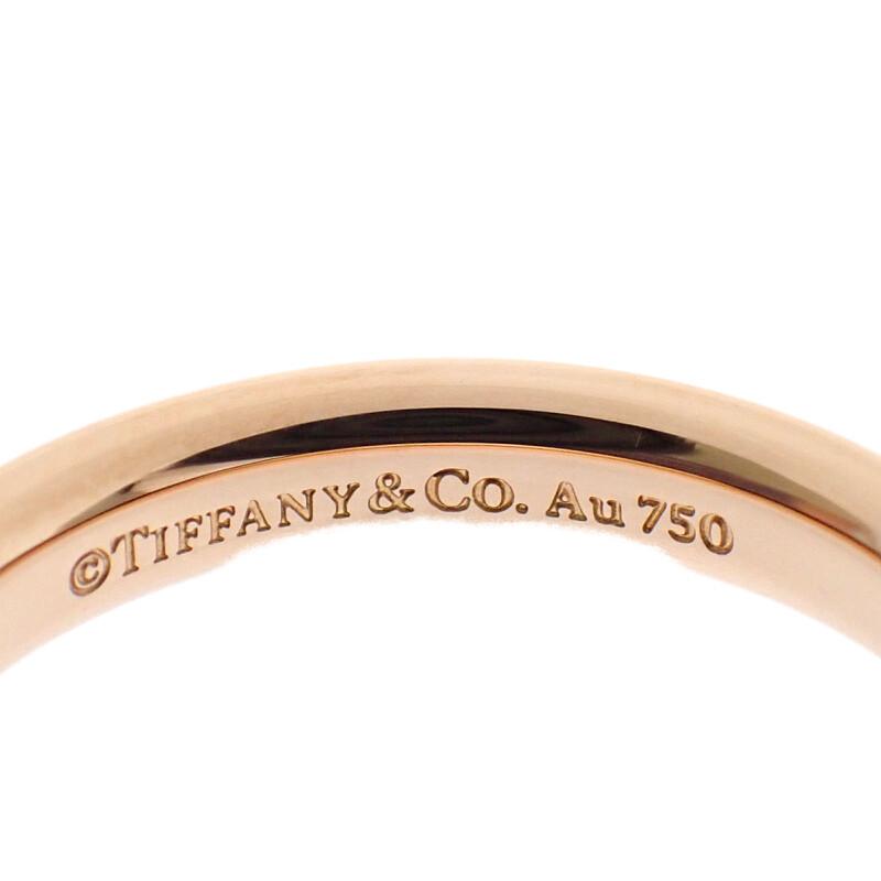 ティファニー TIFFANY&Co. フラット バンド リング 8.5号 指輪 美品 18金 K18ピンクゴールド レディース【中古】【Aランク】の画像