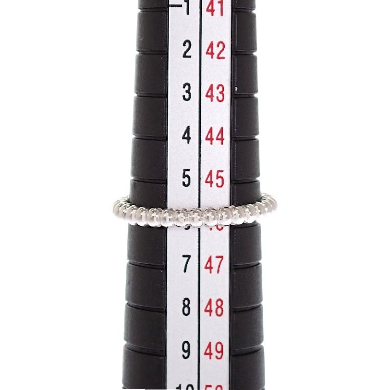 ヴァンクリーフ＆アーペル Van Cleef & Arpels ペルレ ゴールドパール 6号 VCARPJME46 美品 指輪 リング K18WG ＃46【中古】【Aランク】の画像