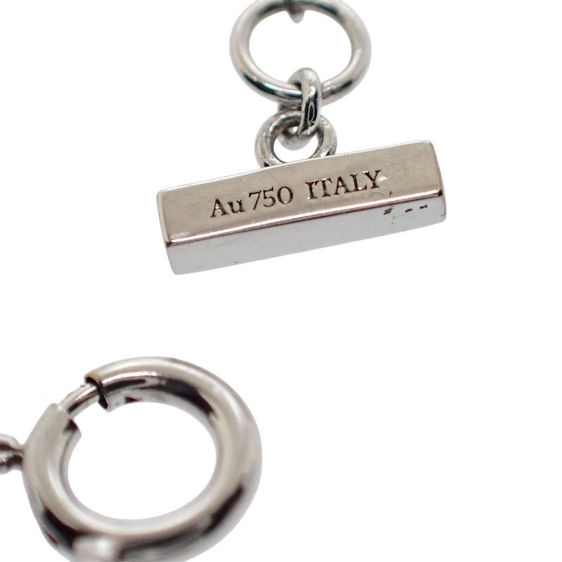 ティファニー TIFFANY&Co. サークルペンダント 67467701 ネックレス K18ホワイトゴールド ターコイズ レディース【中古】【Aランク】の画像