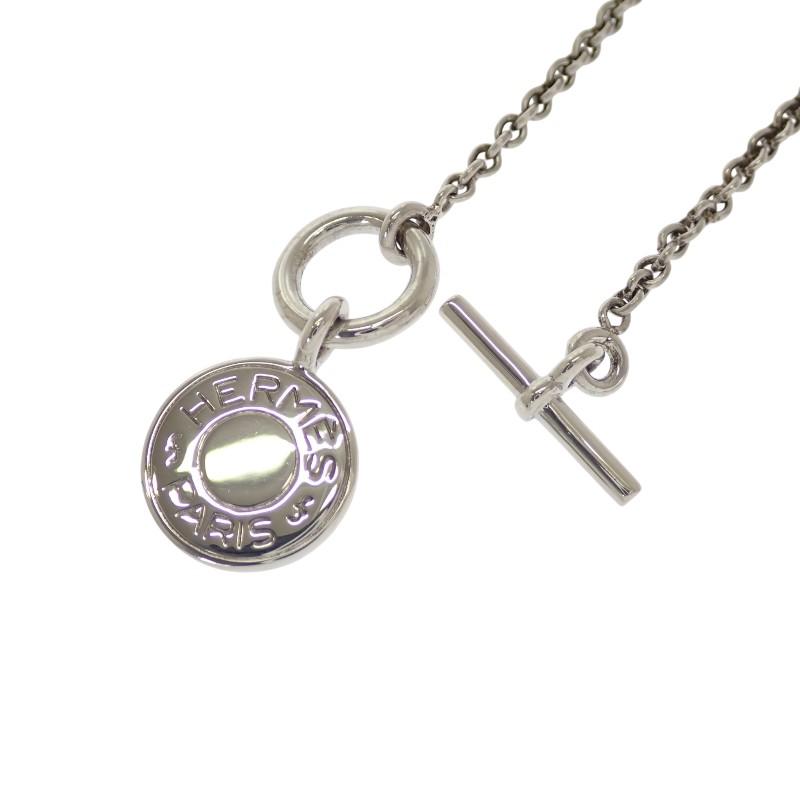 エルメス HERMES アミュレット エクスリブリス H104143B ネックレス シルバー925 レディース ユニセックス【中古】【Aランク】の画像