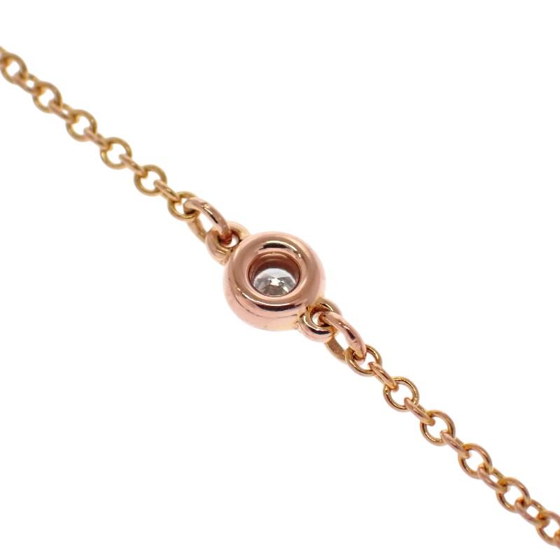 ティファニー TIFFANY&Co. バイザヤード 60141638 ブレスレット K18PG 18金 ピンクゴールド ダイヤモンド レディース【中古】【Aランク】の画像