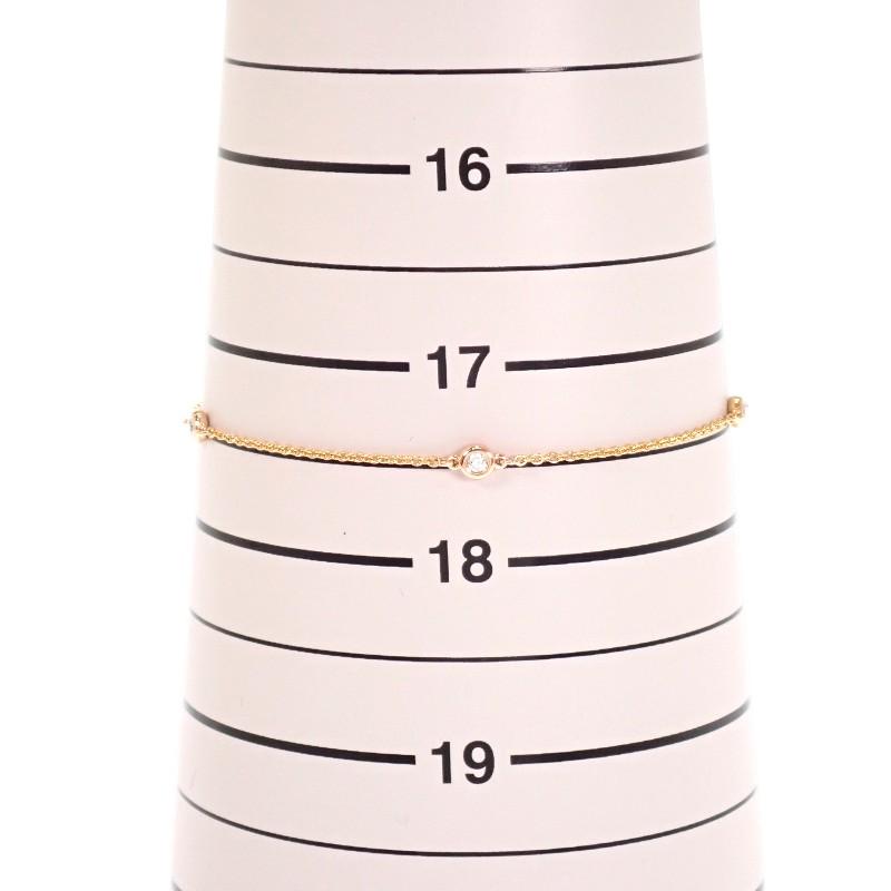 ティファニー TIFFANY&Co. バイザヤード 60141638 ブレスレット K18PG 18金 ピンクゴールド ダイヤモンド レディース【中古】【Aランク】の画像