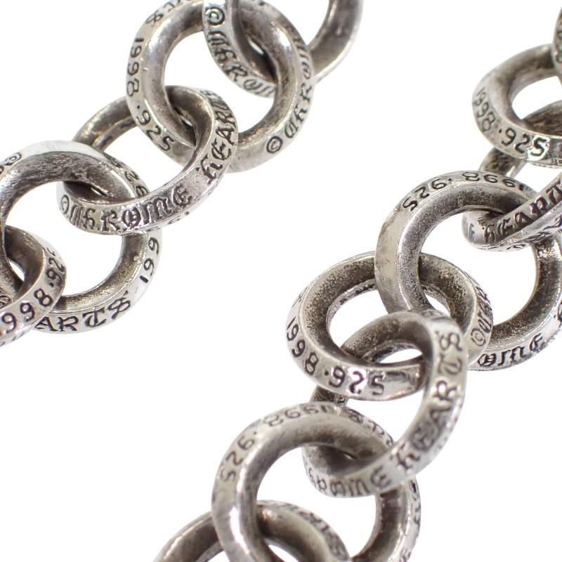 CHROME HEARTS バングル 925 1998 CHROME HEARTS（クロムハーツ） シングルBリングブレス シルバー925
