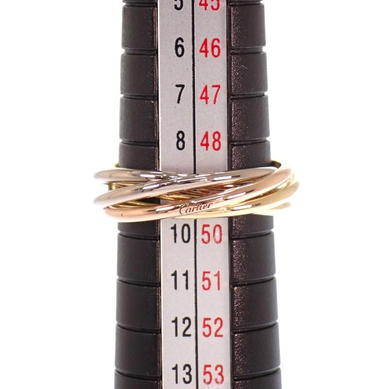 カルティエトリニティリング9.5号お値下げ済み Cartier（カルティエ） トリニティ リング 9号 #49 指輪 5連 K18