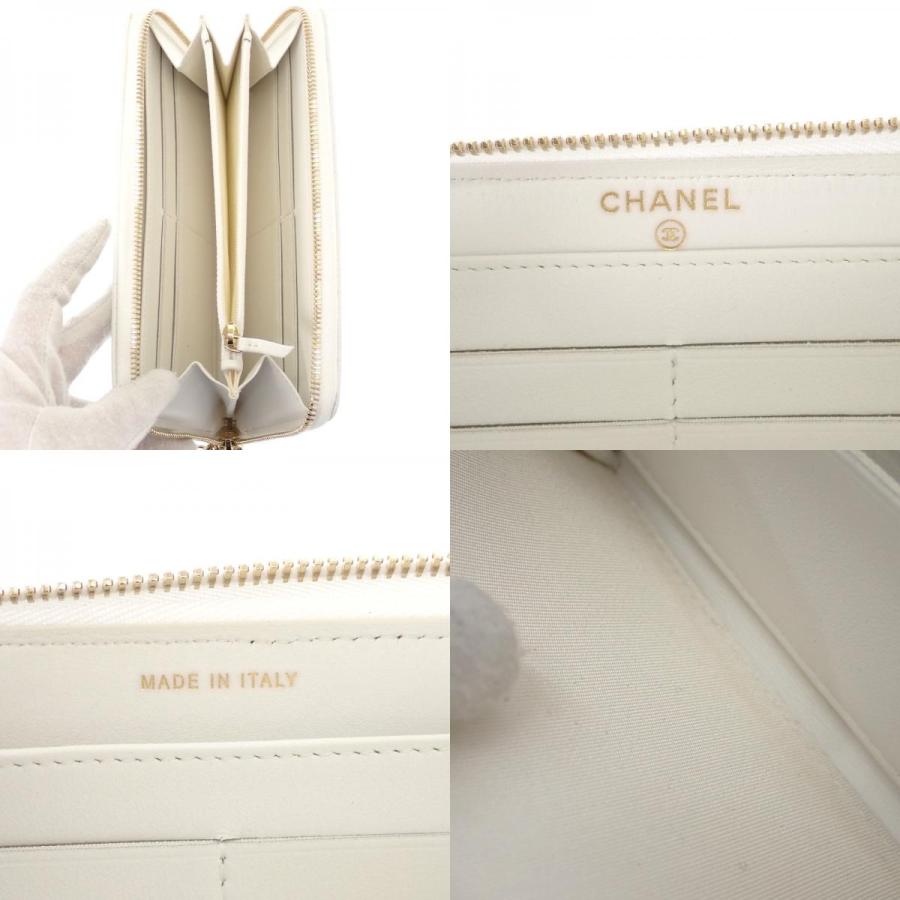 CHANEL（シャネル） ガブリエル ドゥ ラウンドウォレット クロコ型押し 