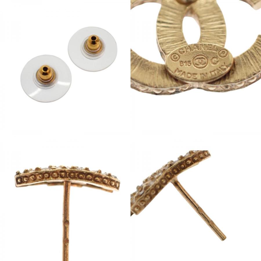 CHANEL（シャネル） ココマークピアス B15C刻印 メタル クリスタル