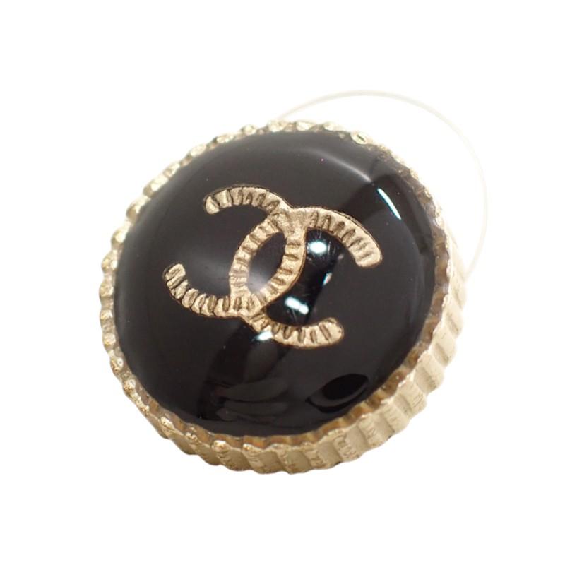 CHANEL（シャネル） ココマーク A95896 ピアス メタル ブラック