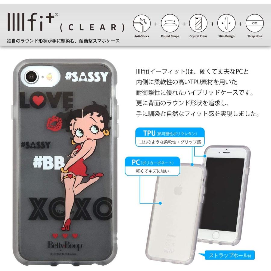 ベティ ブープ Iiiifit Clear Iphone Se 第二世代 8 7 6s 6対応ケース ベティちゃん クリア ブラック キャラクター Iphonese 第二世代 Se 人気 持ちやすい Bt 46a Zealダイレクト 通販 Yahoo ショッピング