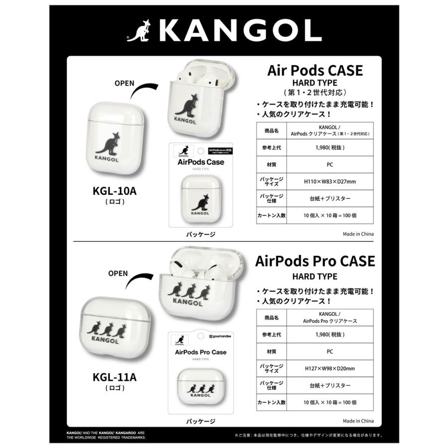 Kangol Airpods Pro クリアケース ロゴ カンゴール ブランド コンパクト 持ち歩き シンプル 人気 クリア 透明 便利 エアポッズ プロ 保護 ケース 送料無料 Sku Zealダイレクト 通販 Yahoo ショッピング