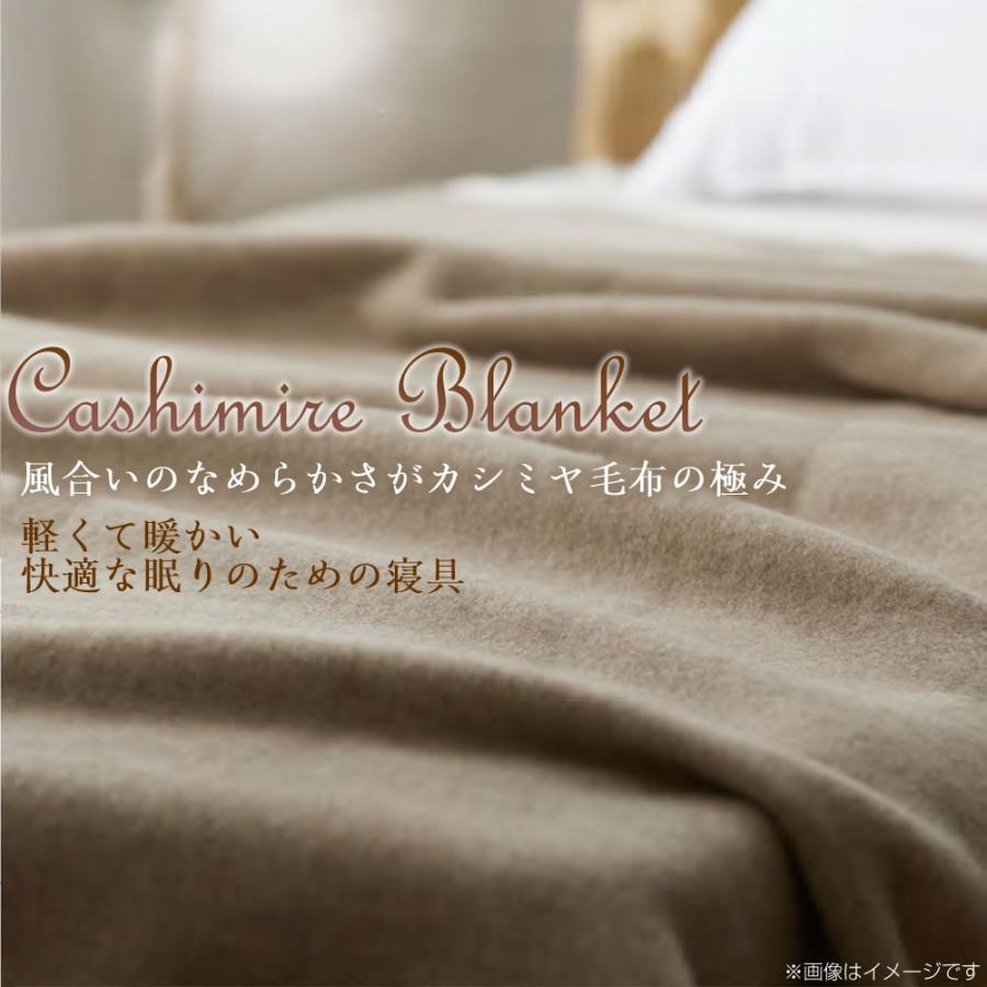 新品未使用 ニッケ毛布 シングルサイズ カシミヤ100% 日本製♪ ニッケ 高級カシミヤ毛布 CASH30805 シングル 約14×200cm 羽毛布団のお