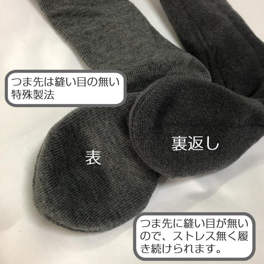 ラブヒール L 日本製二重編ソック ス かかとひび割れケア 靴下 25