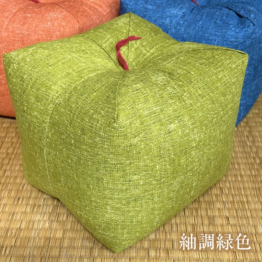 正座クッション Lサイズ そば殻入り 大【横約26cmx奥行約26cmx高さ約