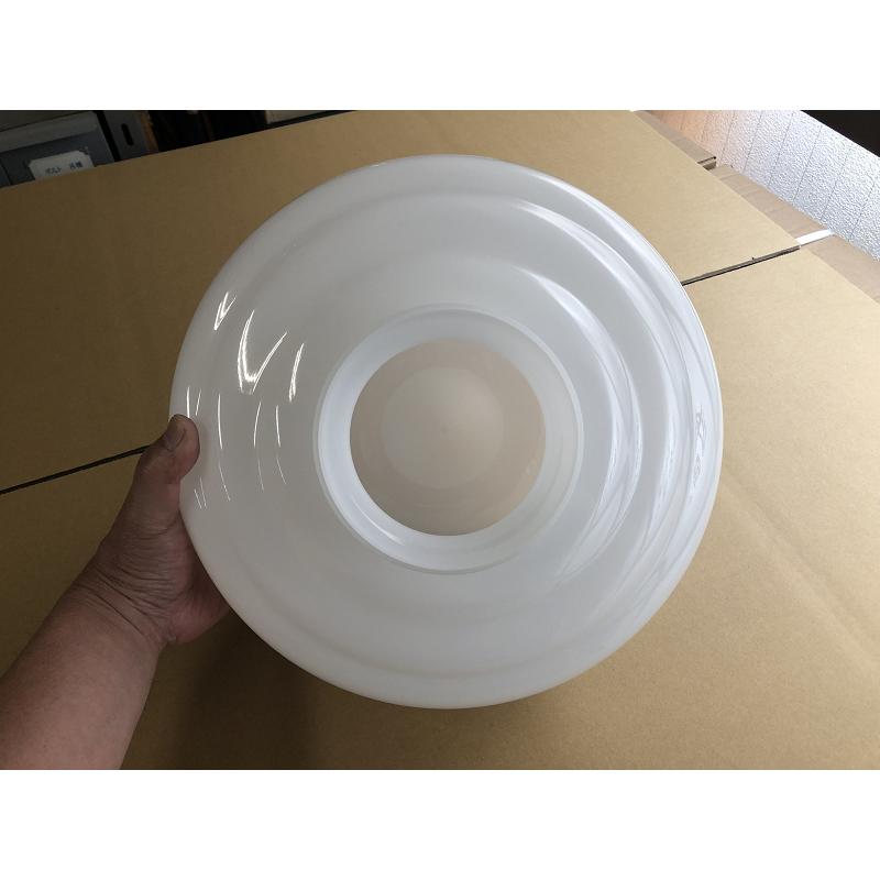 直径：300ミリ / 大正浪漫 復刻 乳白ガラス Aトロ型 電燈笠 アトリエ 