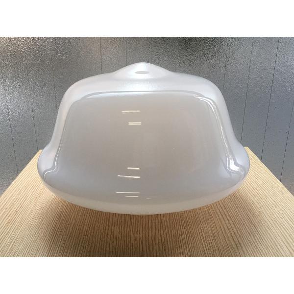 直径：300ミリ / 大正浪漫 復刻 乳白ガラス Aトロ型 電燈笠 /  アトリエ 洋館 カフェ 店舗 アンティーク照明 大正モダン 昭和レトロ　ISGK：03-21の画像
