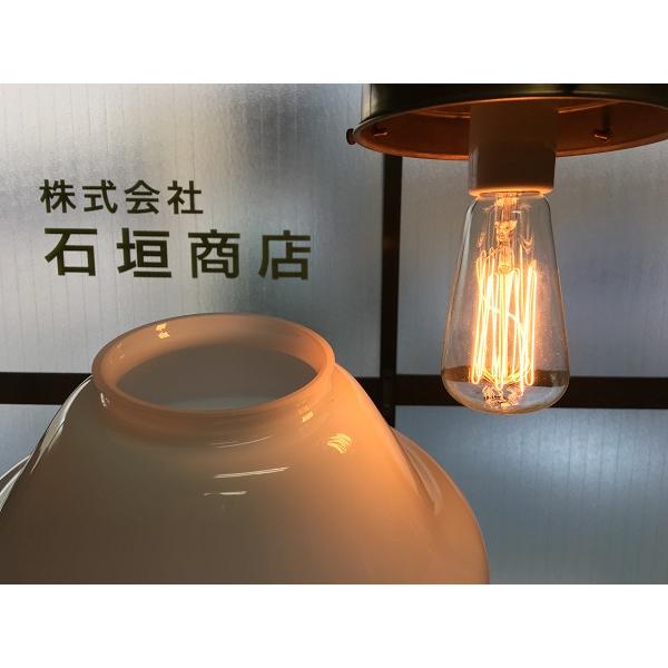 直径：300ミリ / 大正浪漫 復刻 オパールガラス Cトロ型 電燈笠