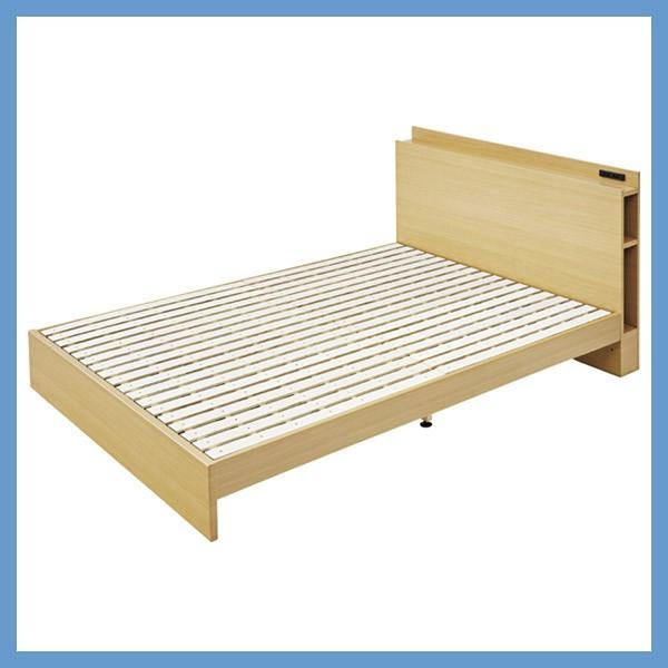 『大型M』シングルベッド（B-81S-NA）／ナチュラル