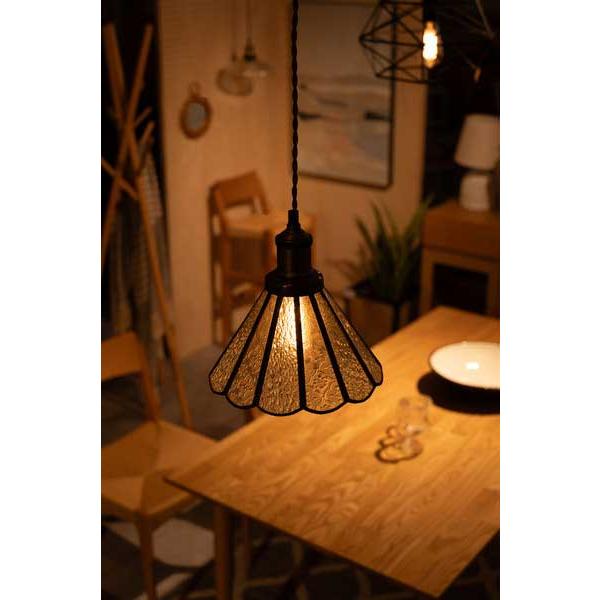 ステンドグラス ライト レトロ 照明 スチール製 LHT-311 N01