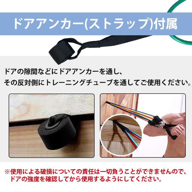 トレーニングチューブ 5本セット トレーニング 筋トレ ダイエット 健康
