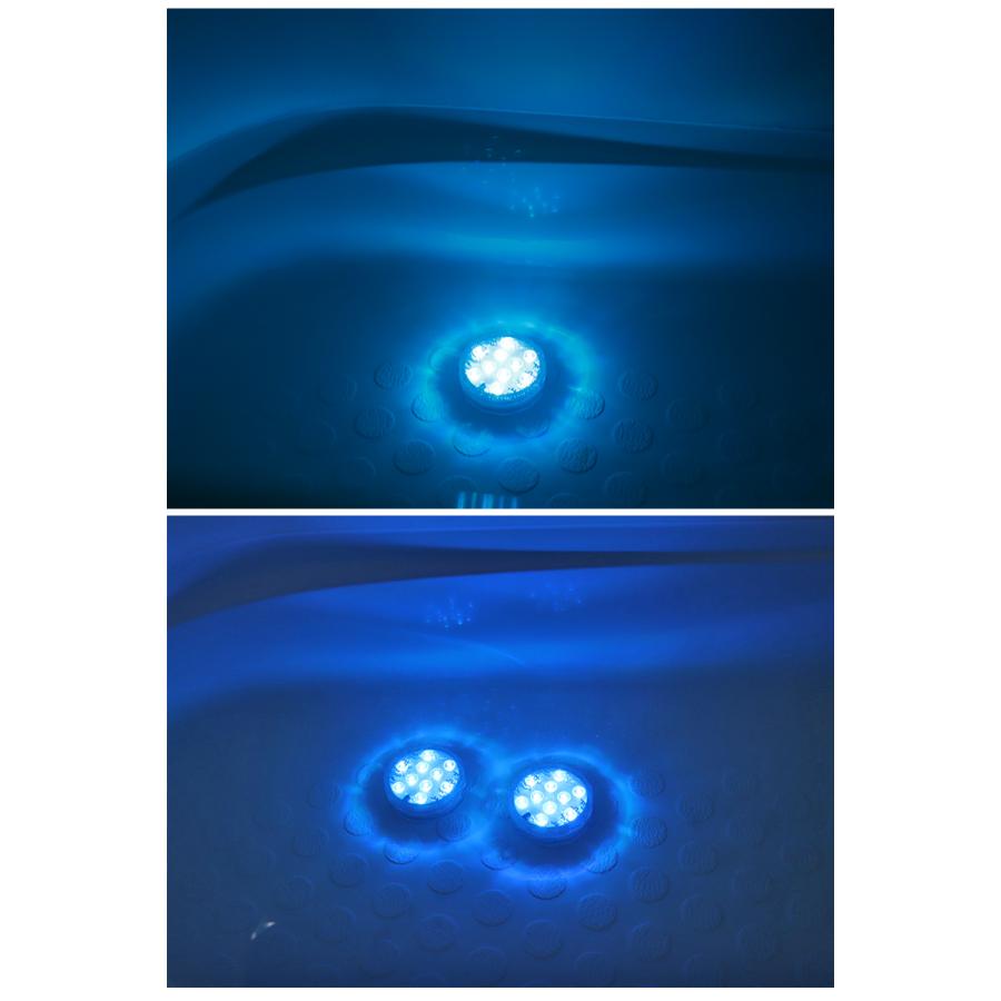 バスライト 2個セット 防水 リモコン付き Led バス用品 お風呂 バスタブ 水中ライト プール ライト 癒し 照明 カラフル 送料無料 K Bathlight 2set ブリッジトレード 通販 Yahoo ショッピング