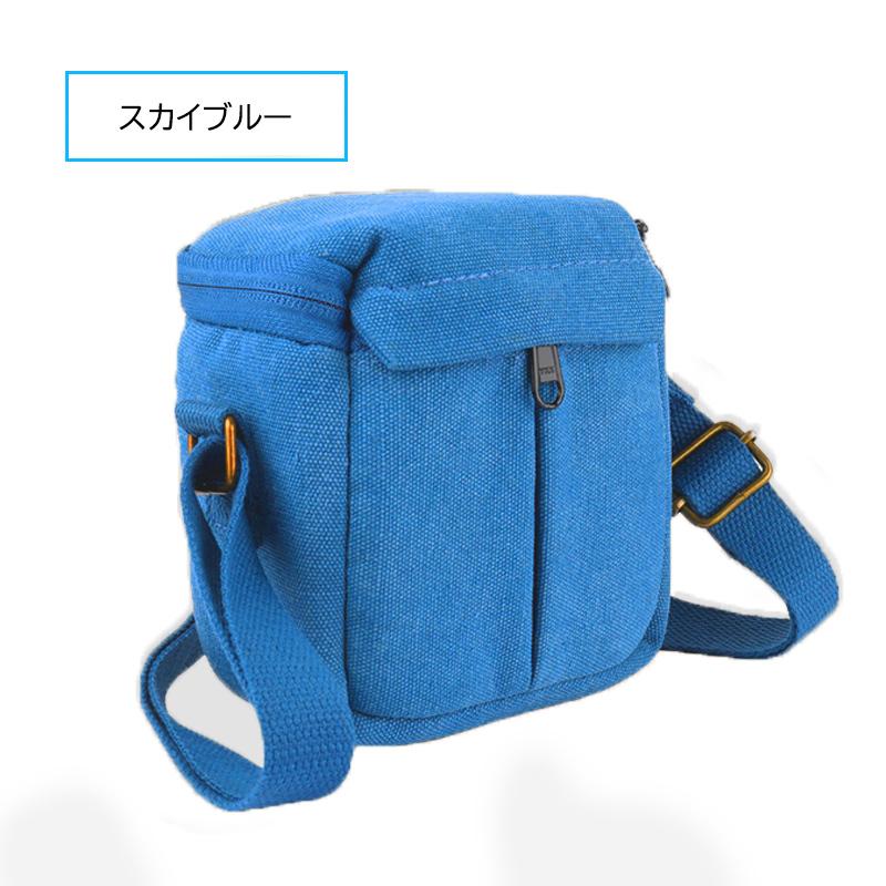 カメラバッグ ミラーレス一眼 デジタルカメラ ショルダー コンパクト バッグ ケース カメラカバン レンズ収納 シンプル 送料無料|ishi0424|07