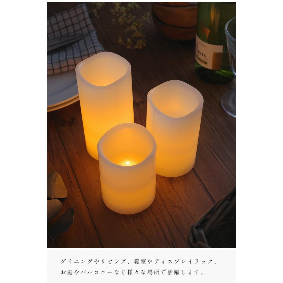 Led キャンドル 3本セット 電池式 インテリア おしゃれ キャンドルライト 食卓 寝室 リビング 癒し 間接照明 蝋燭 パーティー クリスマス ハロウィン 送料無料 K Ledcandle03 ブリッジトレード 通販 Yahoo ショッピング