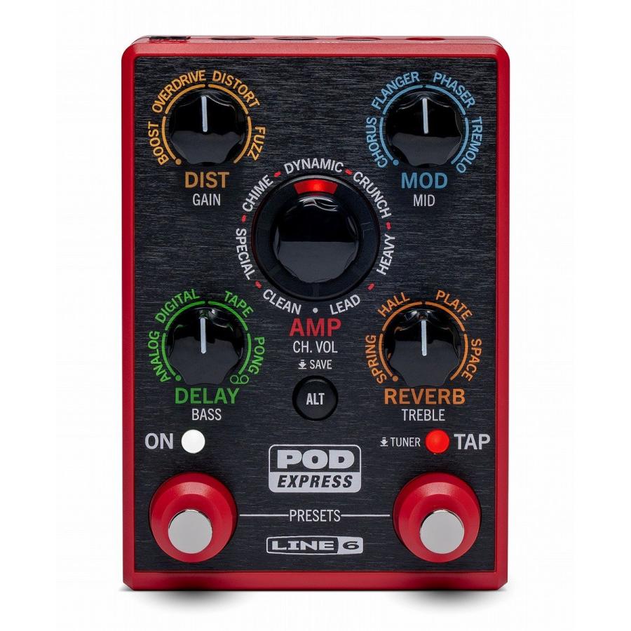 【値下げ！ほぼ未使用】LINE 6 POD Express マルチエフェクター Line6 (セール品)Line6 / POD Express Guitar ライン6 マルチ