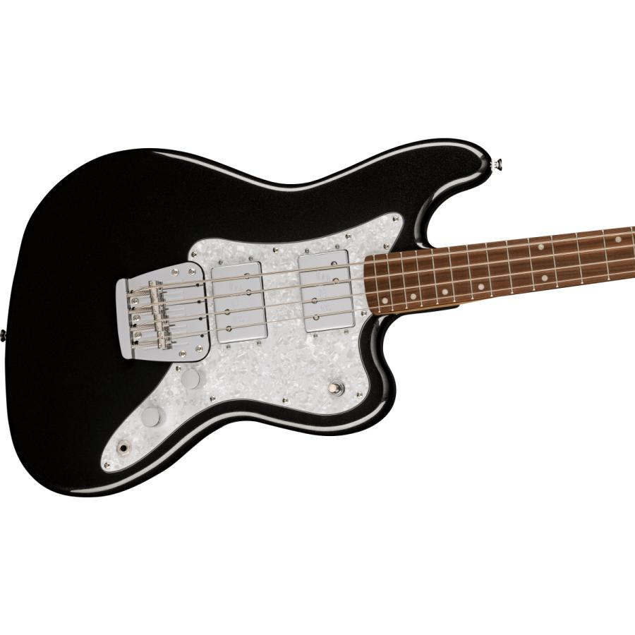 Squier by Fender / Paranormal Rascal Bass HH Laurel Fingerboard White Pearloid Pickguard Metallic Black スクワイヤー(御茶ノ水本店)｜ishibashi-shops｜05